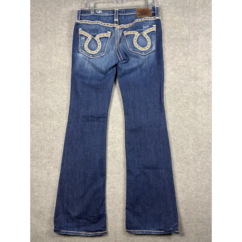 Big Star Women's Boot Cut Jeans - Dark Blue Wash - Picture 3 of 14